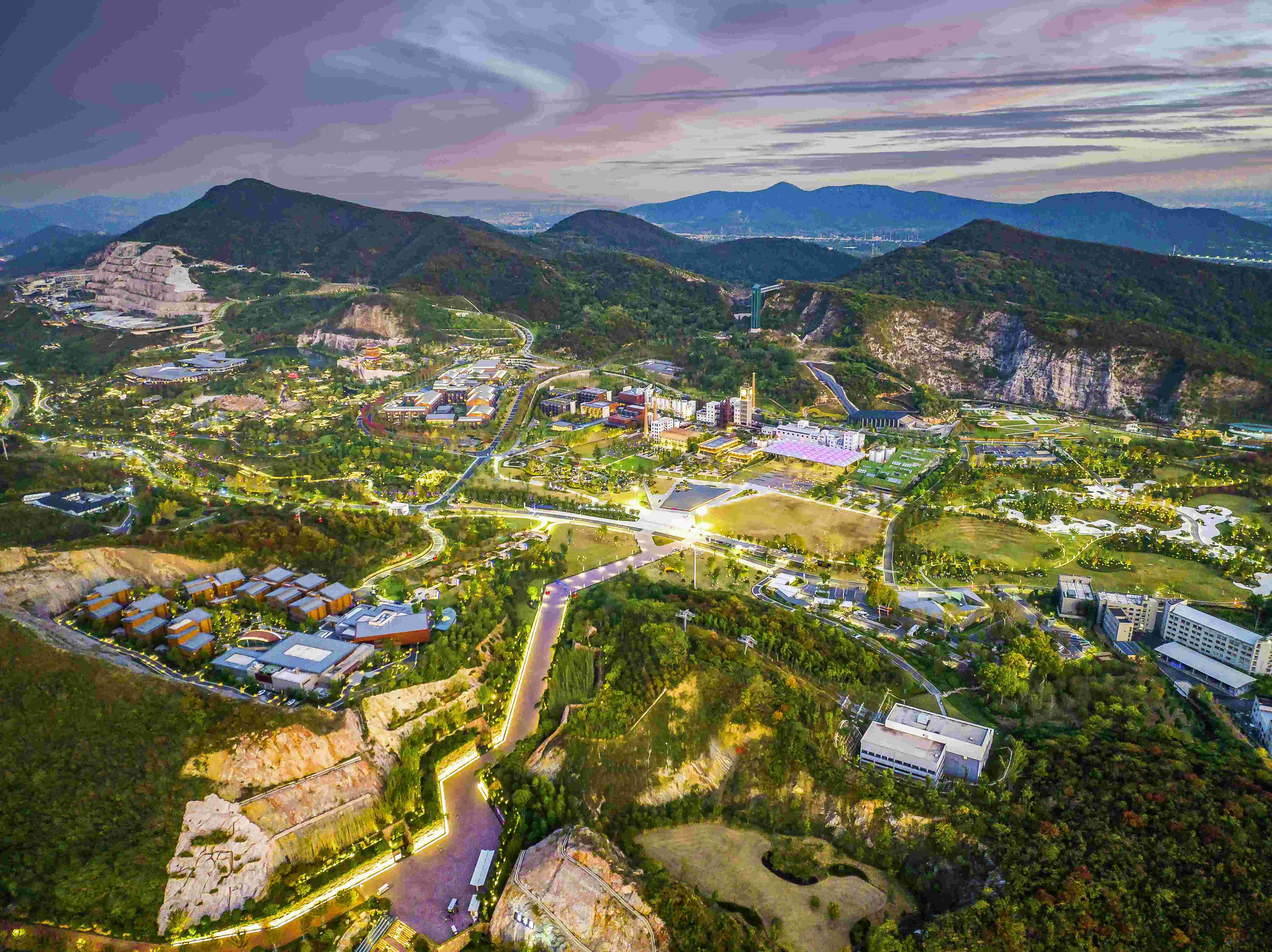 航拍江苏园博园全景。江宁区委宣传部供图