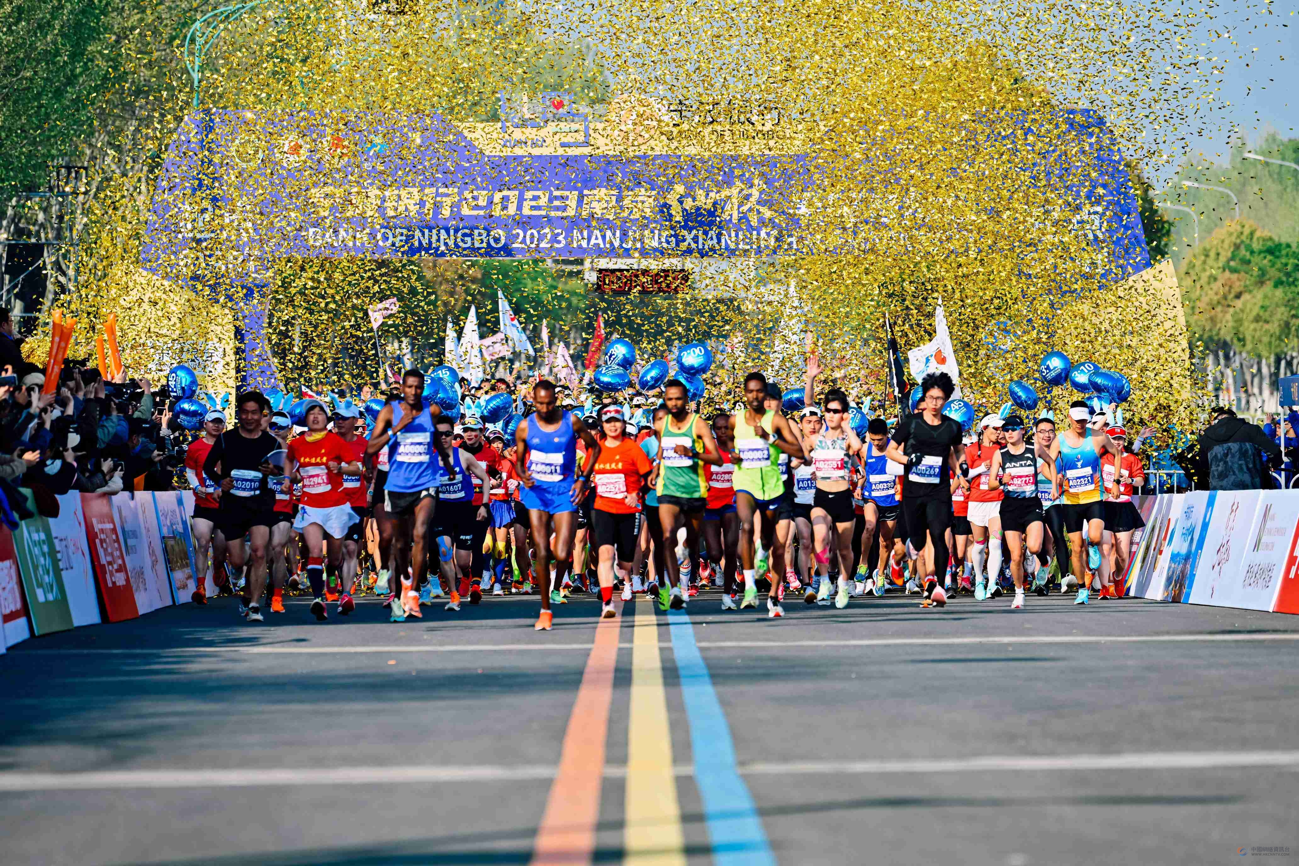 2023南京仙林半马开跑。栖霞区委宣传部供图