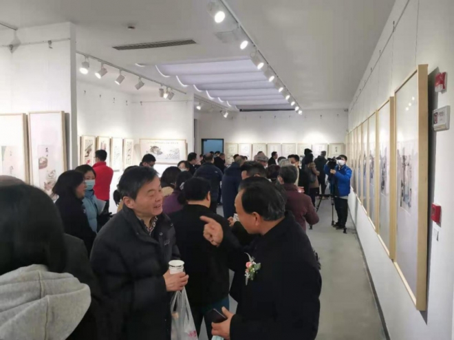 彰显独特艺术底蕴和人文情怀 尚才华书画首展在苏州举办