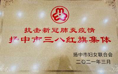 扬中市不动产登记中心荣获“全国巾帼文明岗”