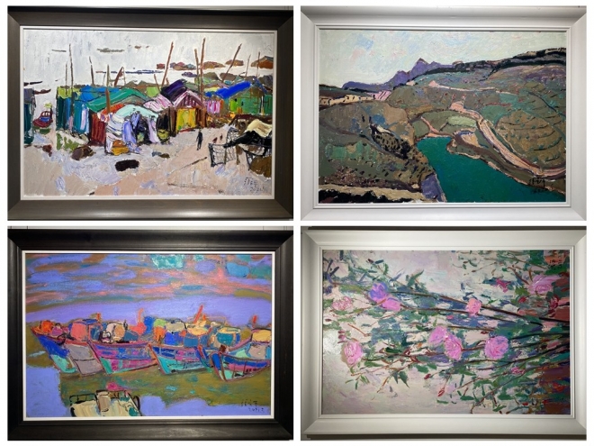 用色彩引领观众回归自然，张立平油画作品展在苏州虹雨石美术馆举行