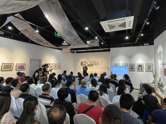 “一画一馆”传递江南才情，徐惠泉中国画作品展在苏州举行