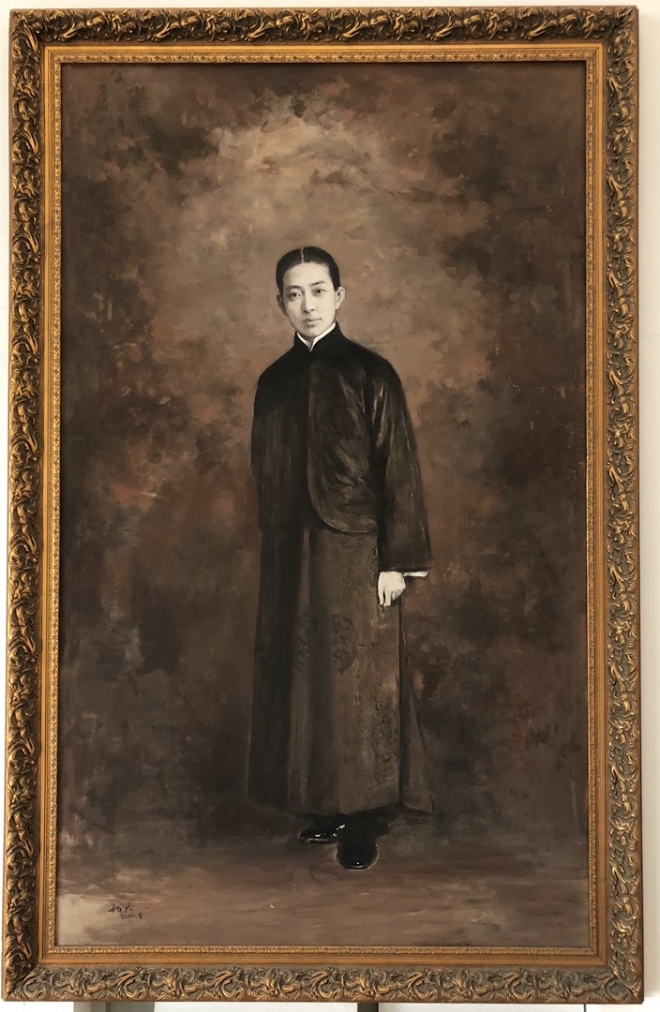 经典名剧《霸王别姬》创排100周年，苏州艺术家捐赠梅兰芳油画作品