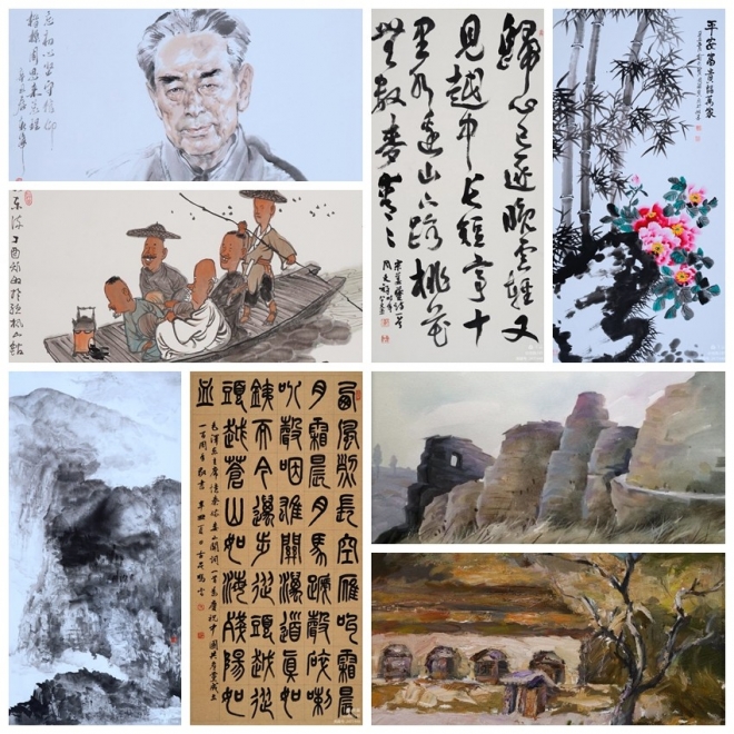 献礼党的百年华诞！苏州近百位知青艺术家书画佳作集中亮相