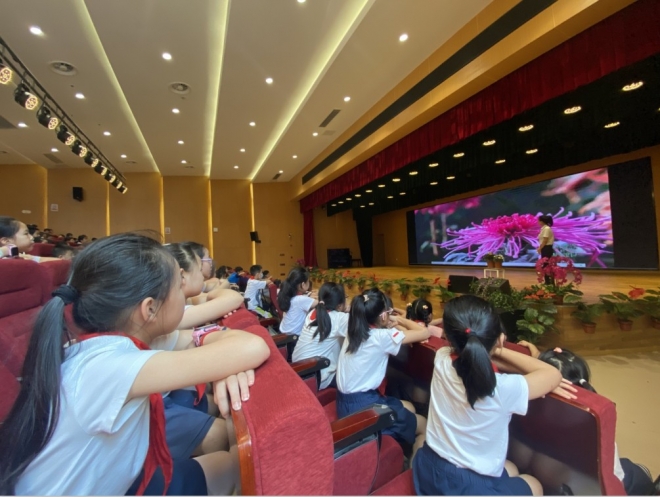 “花开中国 秋菊佳色” 苏州市植物园植物科普进校园