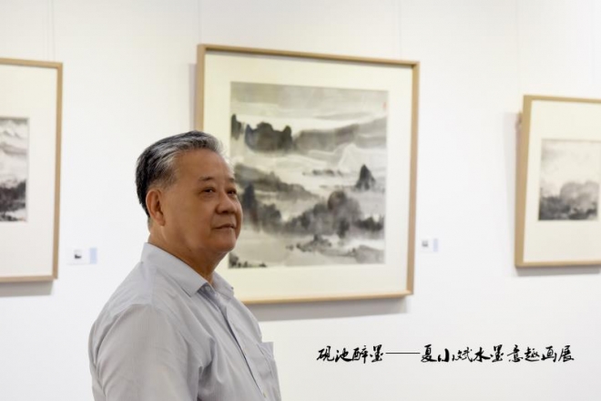 探究黑与白的相守相知，夏小斌水墨意趣画展在苏州举办