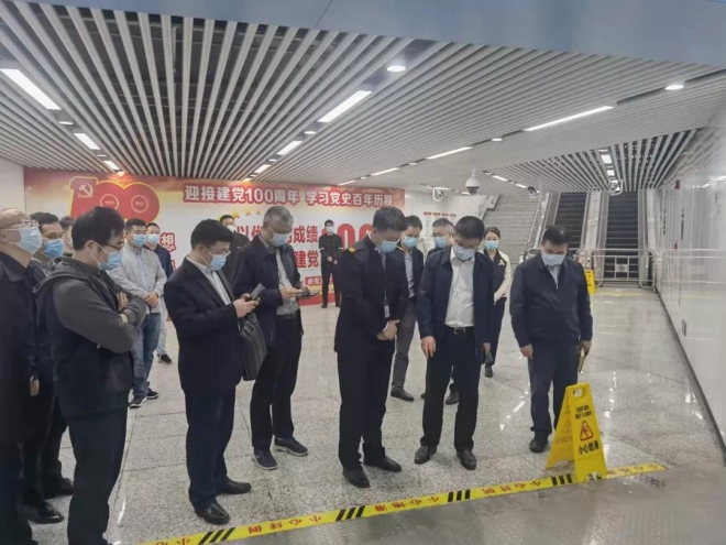 苏州轨道交通开展运营疫情防控专项检查