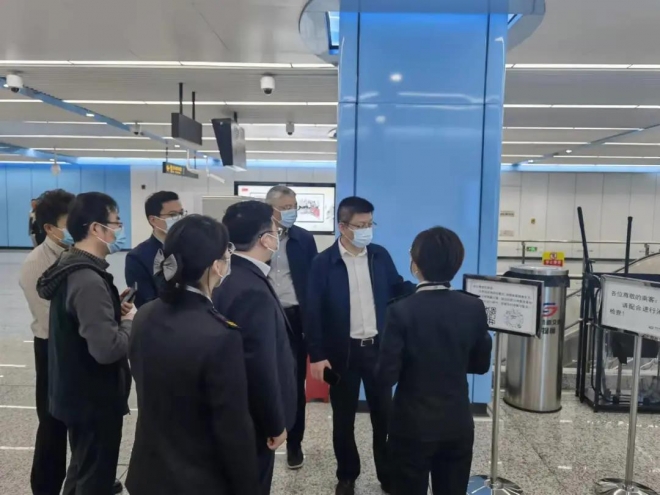 苏州轨道交通开展运营疫情防控专项检查