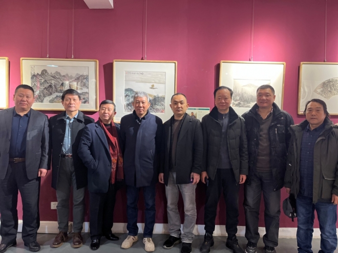 展现两地文脉精神，金陵画家来苏举办作品展