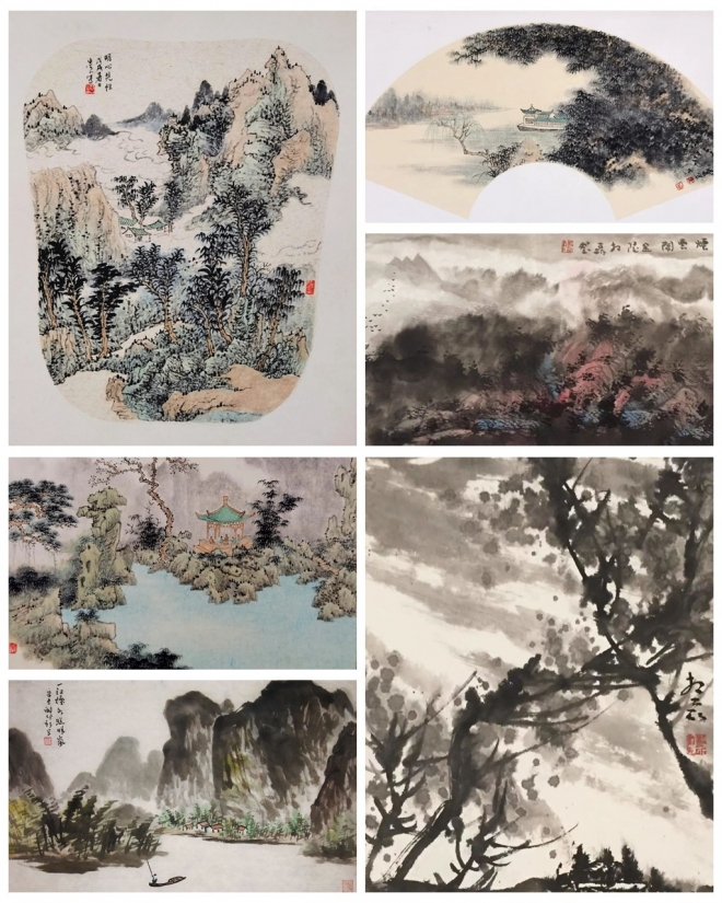 展现两地文脉精神，金陵画家来苏举办作品展