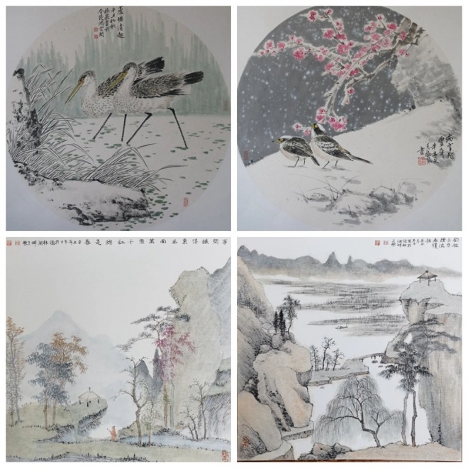 展现两地文脉精神，金陵画家来苏举办作品展