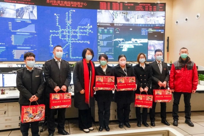 深入一线送上新春祝福，苏州轨道集团领导带队开展走访慰问