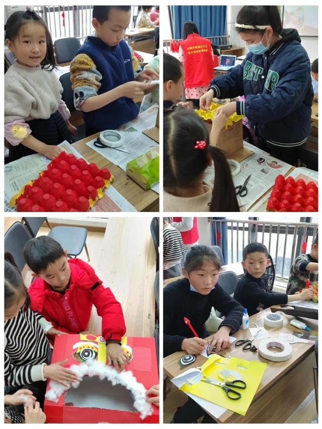 苏州相城青少年变废为宝，欢欢乐乐舞狮闹元宵