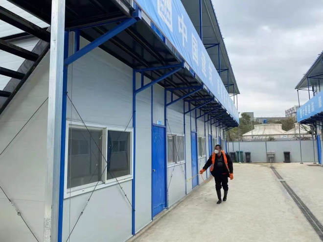 中建六局华东建设公司在苏项目持续助力苏州疫情防控