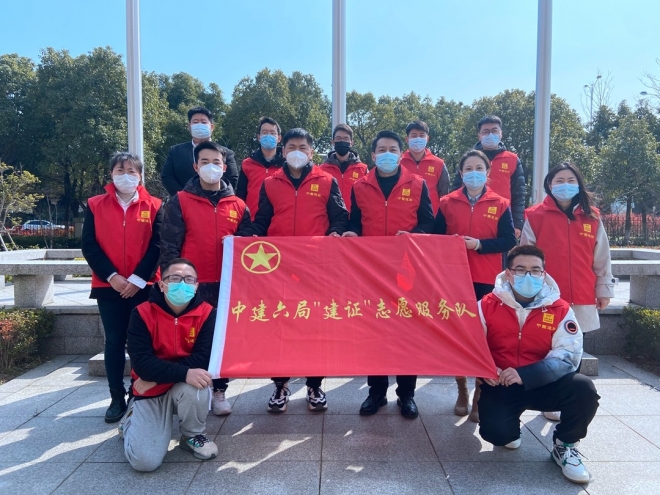 组织志愿者助力苏州疫情防控，中建桥梁华东公司在行动