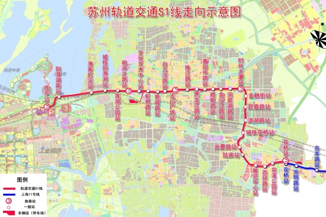 苏州轨道交通S1线首个区间进入焊轨施工阶段