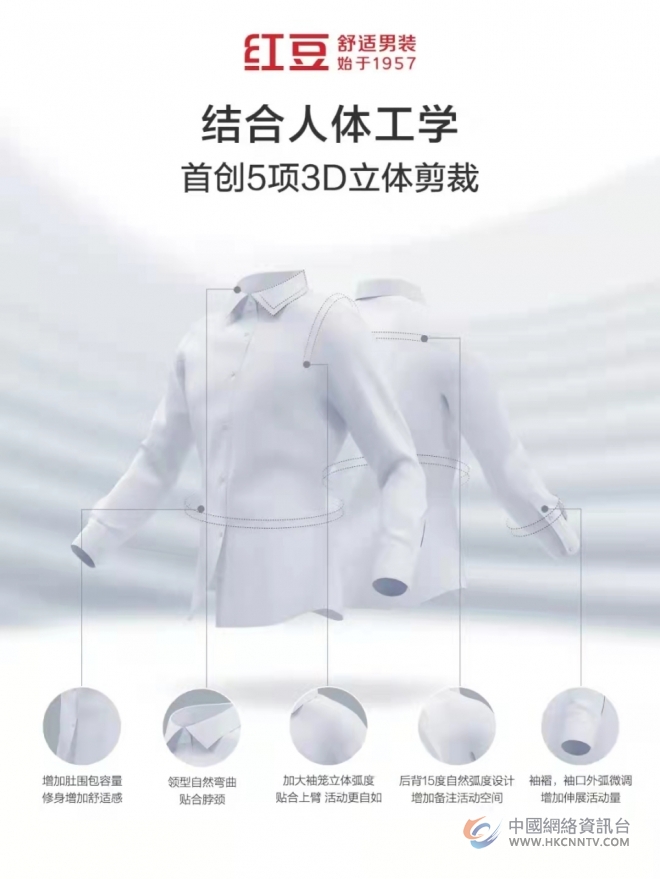 阿玛尼前设计副总裁联合设计的红豆0感舒适衬衫一件难求