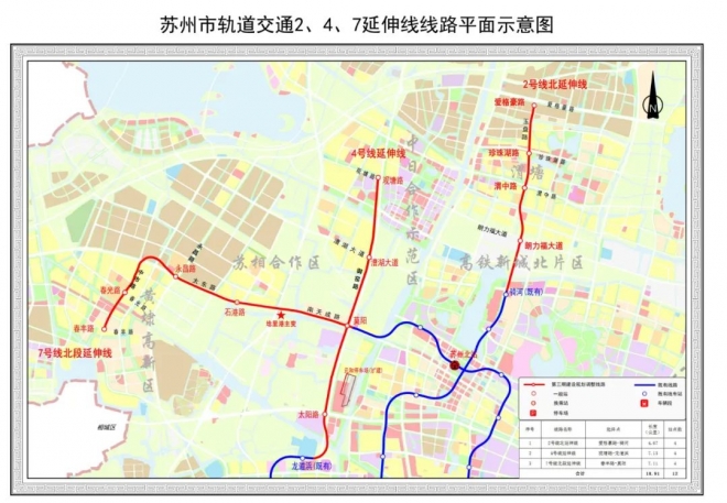 总投资超百亿元！苏州轨道交通2、4、7号线延伸线开工建设