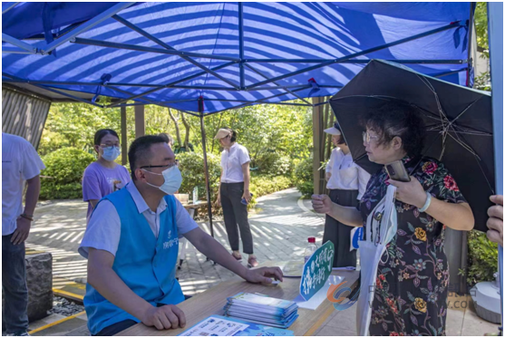 南京市建邺区开展文明城市创建线下宣讲活动促进全民参与