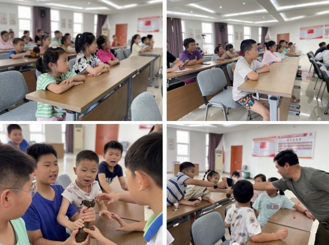 盛南社区青少年暑托班开展红色教育主题讲座—《南疆岁月老山魂》