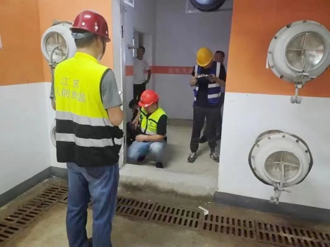 省人防质监站对苏州张家港市人防工程检测质量开展“双随机、一公开”检查