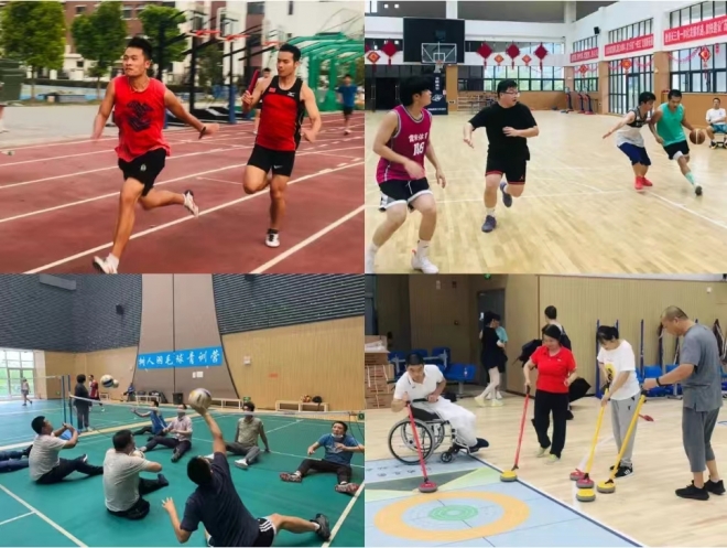 苏州市残联领导慰问即将征战省残运会运动员
