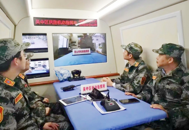 苏州市人防办圆满完成第3次人防机动指挥所拉练任务