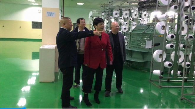 苏州市残联理事长胡岚一行走进金梦企业