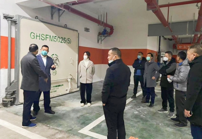 江苏省人防办检查吴江安全生产工作