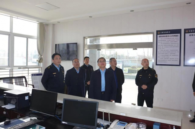 盐城市交通执法调研指导射阳交通执法建设