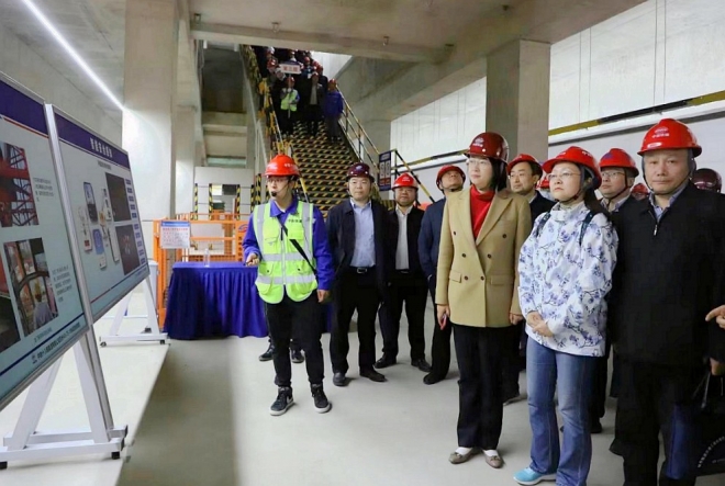 城市轨道交通工程观摩会在苏州轨道交通8号线成功举办