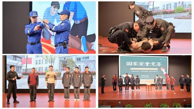 "体验+互动"沉浸式教学，苏州市姑苏区公安分局开展安全课堂进校园活动