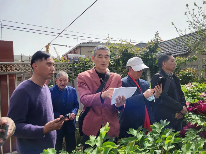 盐城市老干部文友会珠溪古镇釆风行