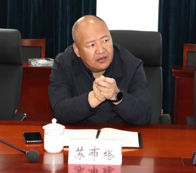 新疆博乐市苏布塔市长率团考察江苏乾宝牧业湖羊产业