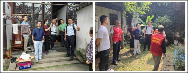 古巷海棠红，古城保护在行动！苏科大土木工程学院党委开展系列党日活动
