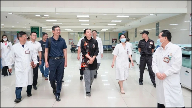 国家卫生健康委医管中心到苏州九龙医院调研