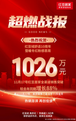 2023购物节不狂欢，红豆居家柔软舒适内衣依然火爆