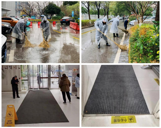 苏州市中医医院积极开展扫雪除冰活动，确保群众就医安全