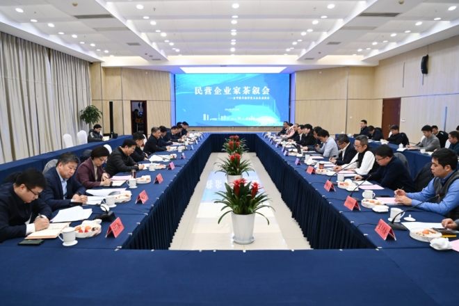 合力竞逐数字经济新赛道！盐城市召开民营企业家茶叙会