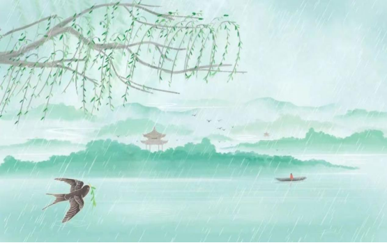 最美的诗词在雨水里