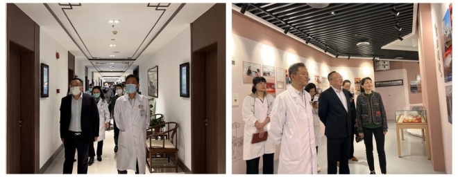 南通市中医院领导一行来苏州市中医医院参观交流