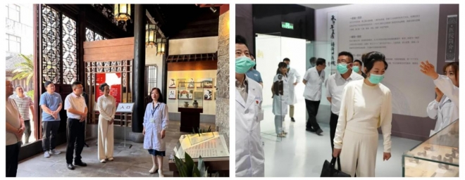 德令哈市人民政府一行到苏州市中医医院走访交流