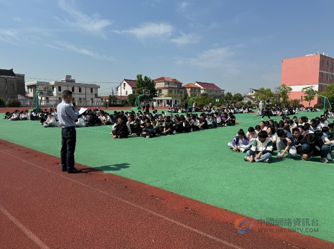 如皋市长江镇郭园初中开展2024年全国防灾减灾日应急疏散演练活动