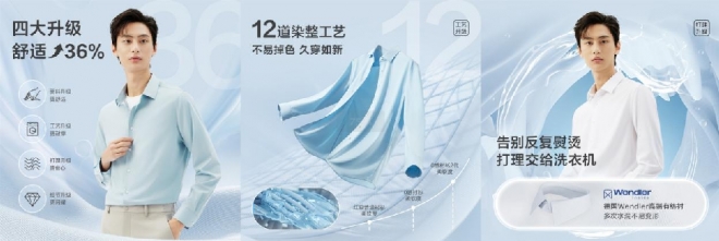 解读第2代红豆0感舒适衬衫的微创新，更懂舒适更懂你