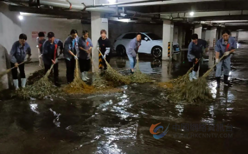 无锡华广物业，大雨中的守护者