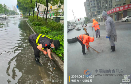 无锡华广物业，大雨中的守护者