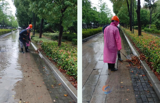 无锡华广物业，大雨中的守护者