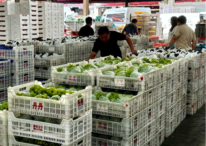 西瓜价格止跌回升 ，葡萄桃子销量大增！苏城连续高温催热时令水果经济