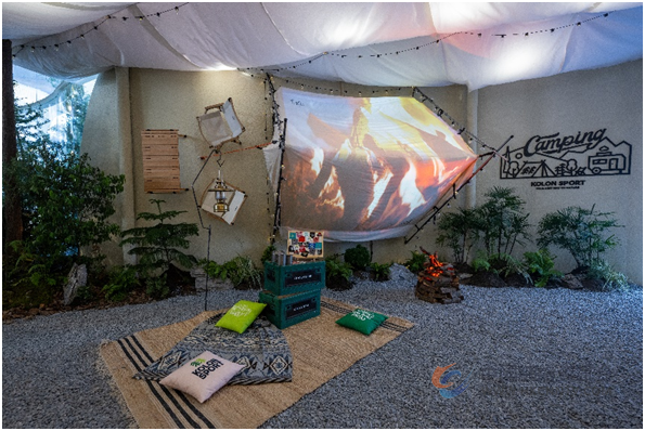 KOLON SPORT 可隆露营艺术展行至南京德基 打破户外边界，自然自在启程