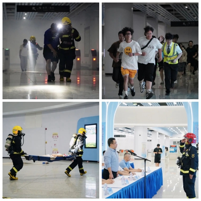 苏州地铁开展8号线车站火灾事故应急救援联合演练